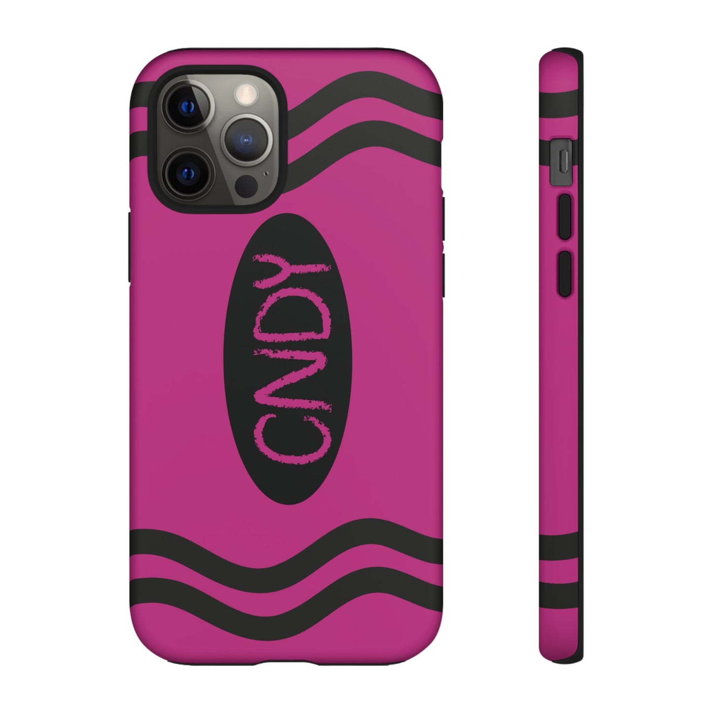 DARK PINK CRAYON (iphone case) - CNDY