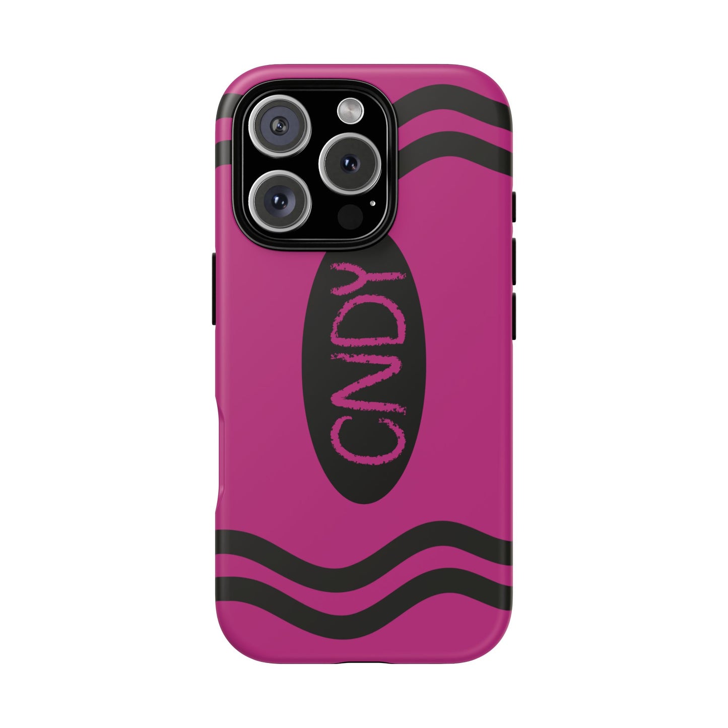 DARK PINK CRAYON (iphone case) - CNDY