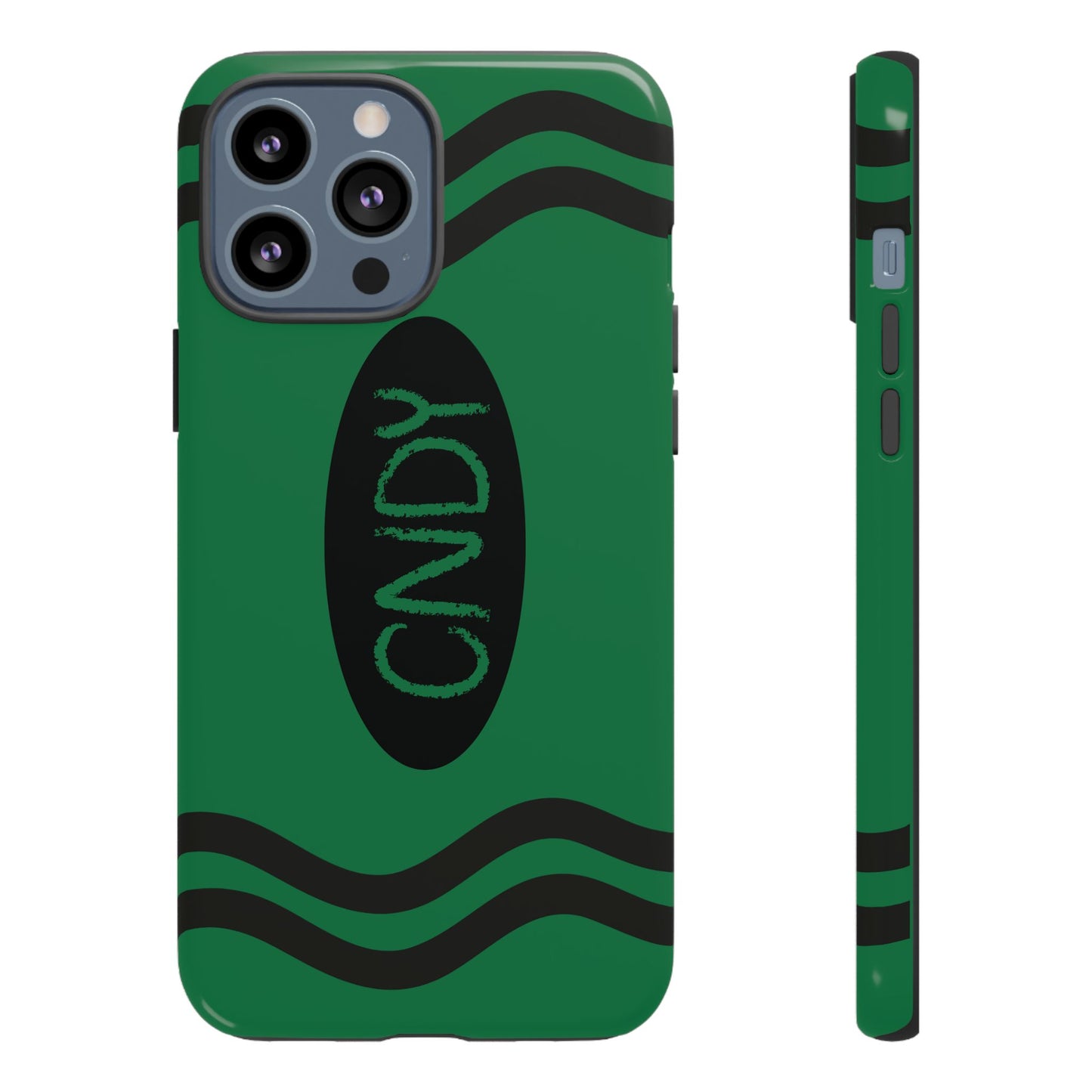 DARK GREEN CRAYON (iphone case) - CNDY
