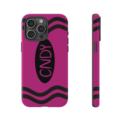DARK PINK CRAYON (iphone case) - CNDY