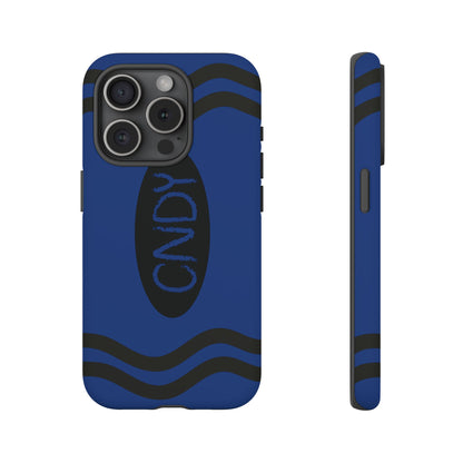 NAVY BLUE CRAYON (iphone case) - CNDY