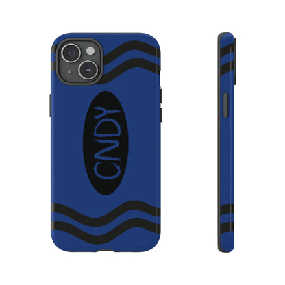 NAVY BLUE CRAYON (iphone case) - CNDY