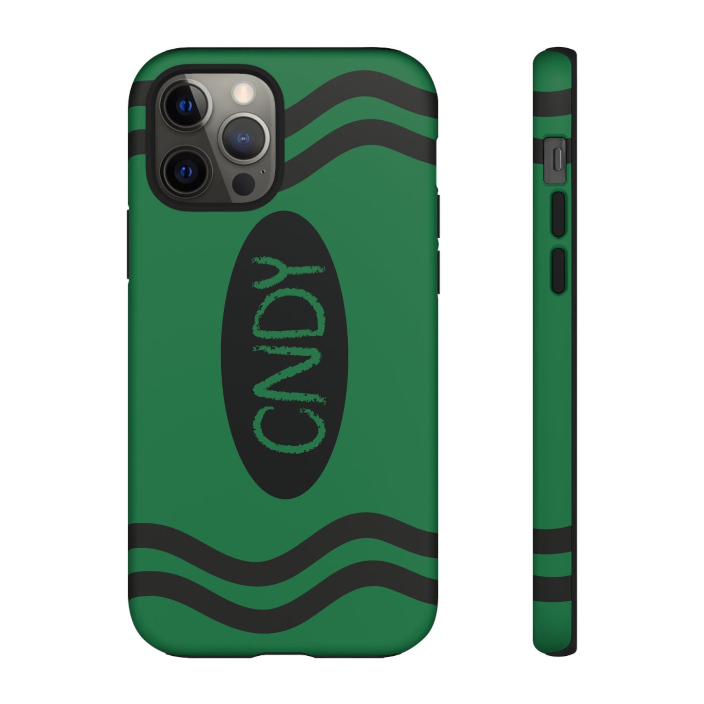 DARK GREEN CRAYON (iphone case) - CNDY