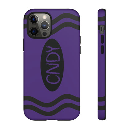 DEEP PURPLE CRAYON (iphone case) - CNDY