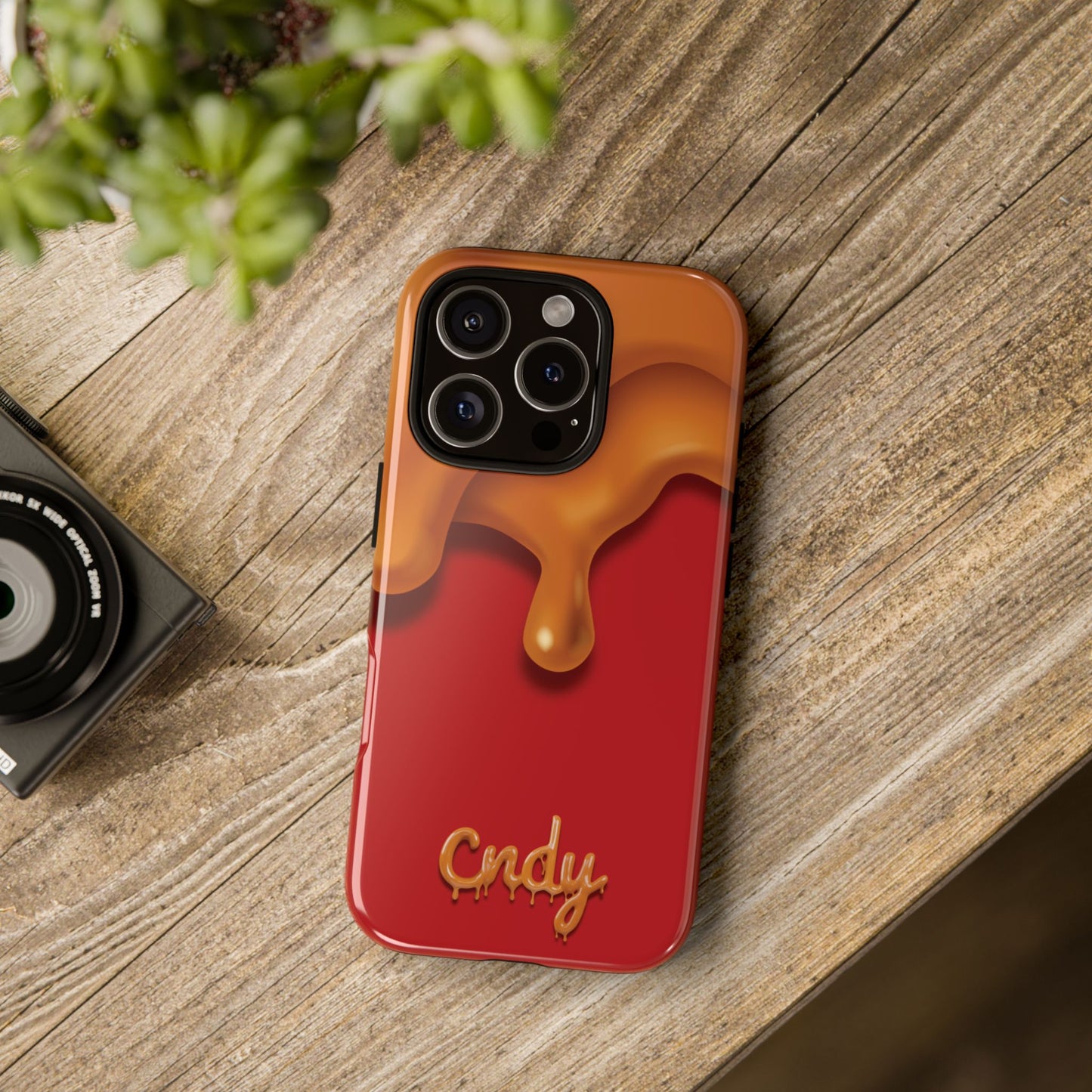 RED CARAMEL APPLE (iphone case)