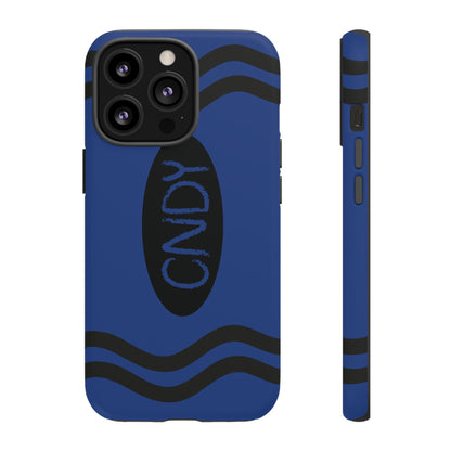 NAVY BLUE CRAYON (iphone case) - CNDY