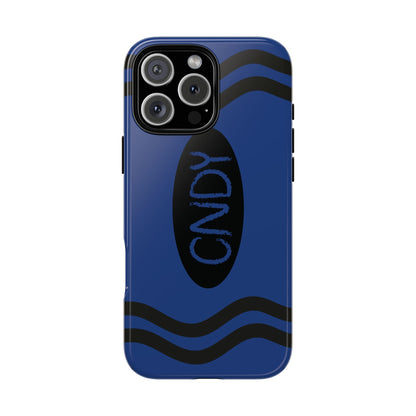 NAVY BLUE CRAYON (iphone case) - CNDY