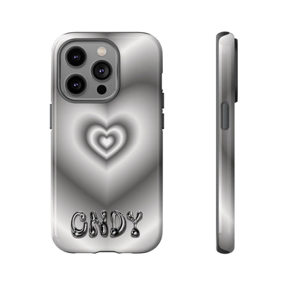 BLACK HEART (iphone case)