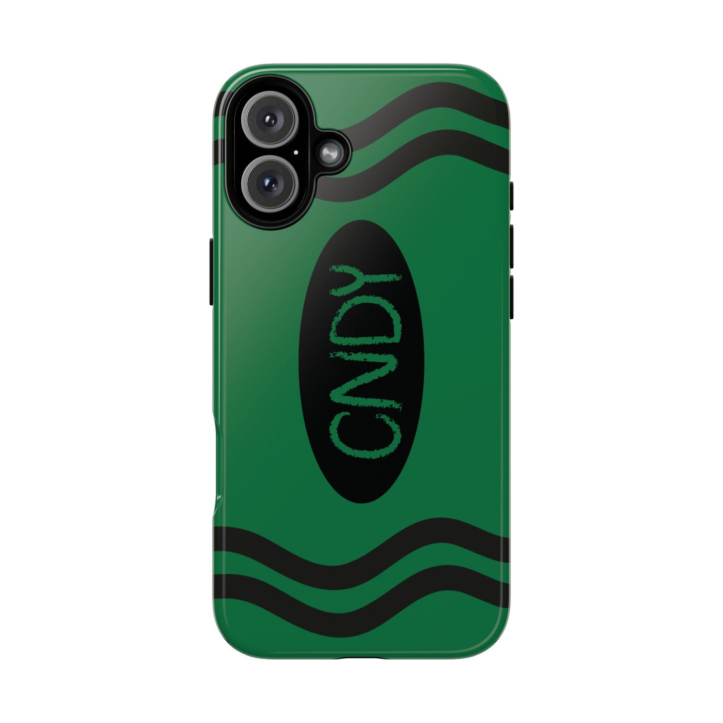 DARK GREEN CRAYON (iphone case) - CNDY