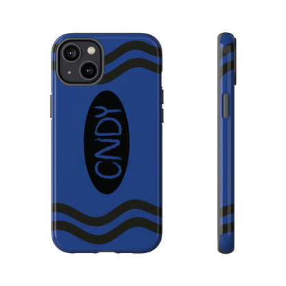 NAVY BLUE CRAYON (iphone case) - CNDY