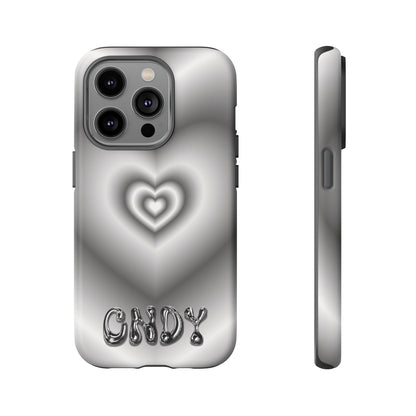 BLACK HEART (iphone case)