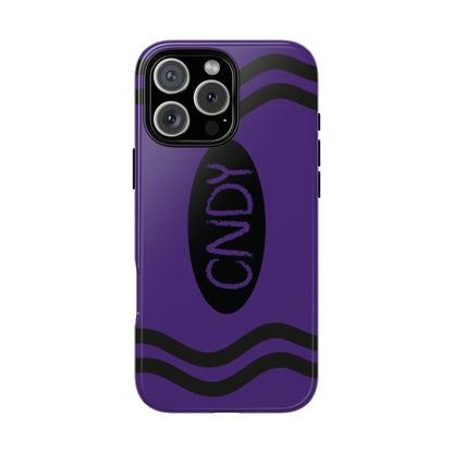 DEEP PURPLE CRAYON (iphone case) - CNDY