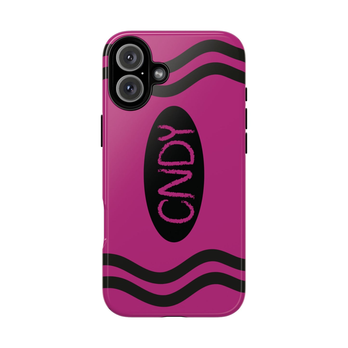 DARK PINK CRAYON (iphone case) - CNDY