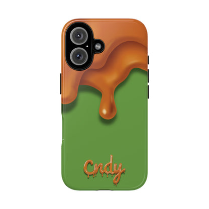 GREEN CARAMEL APPLE (iphone case)