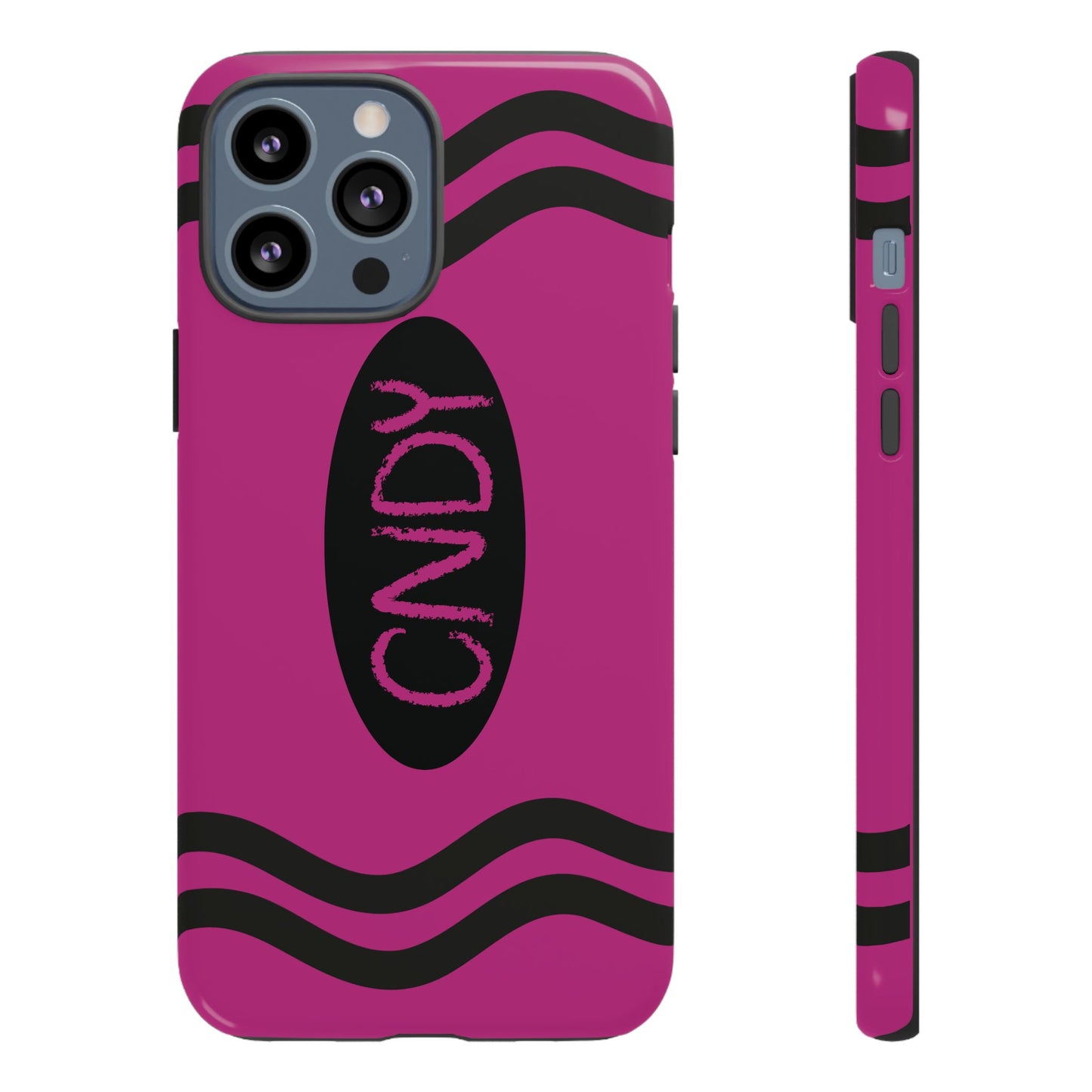 DARK PINK CRAYON (iphone case) - CNDY