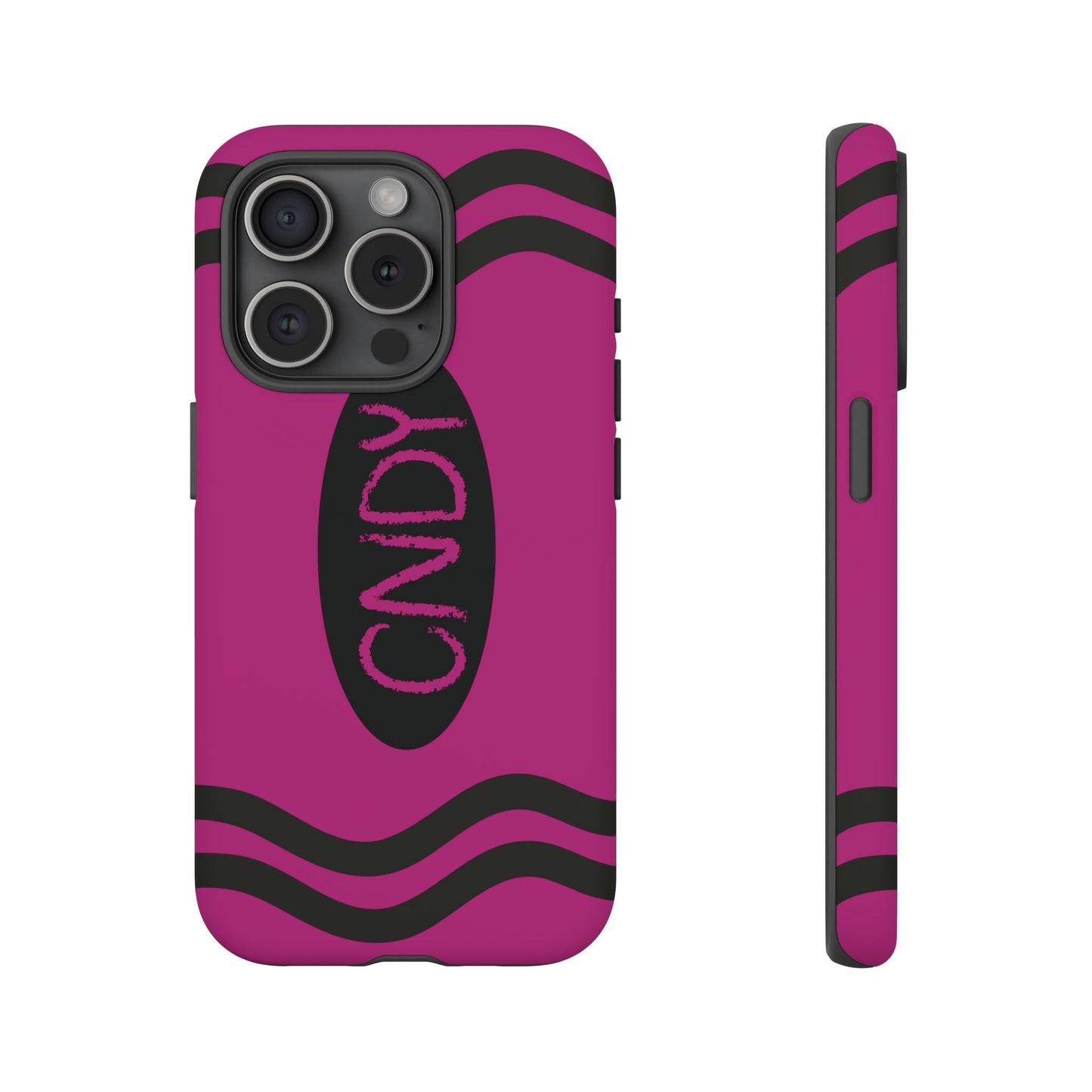DARK PINK CRAYON (iphone case) - CNDY