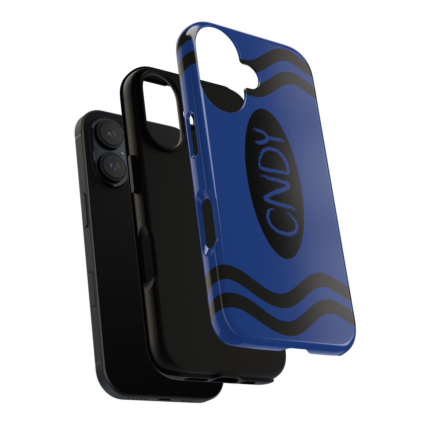 NAVY BLUE CRAYON (iphone case) - CNDY