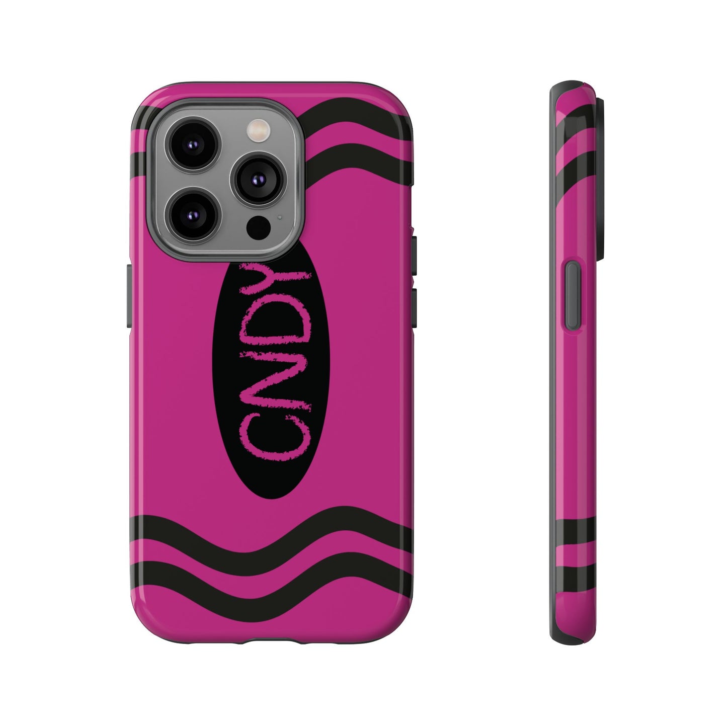 DARK PINK CRAYON (iphone case) - CNDY