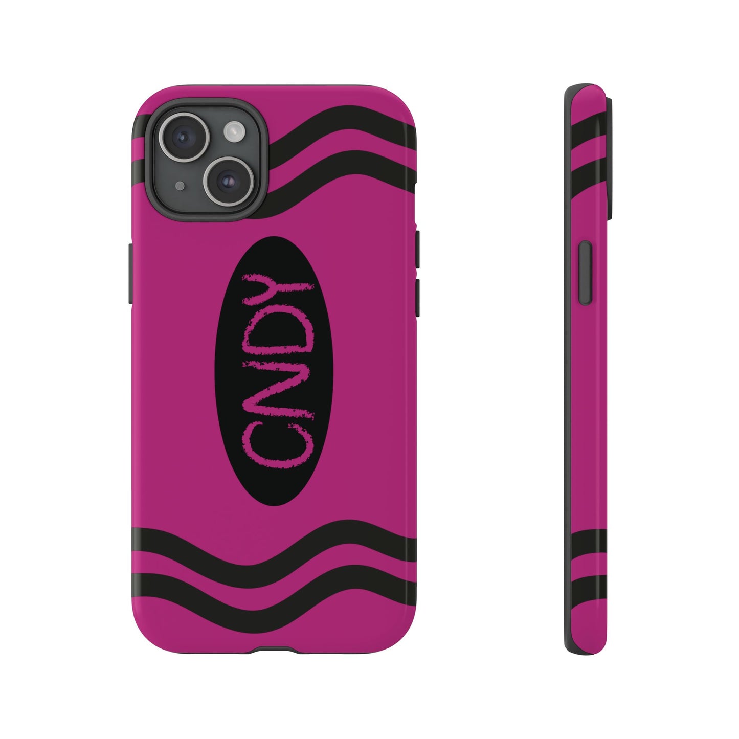 DARK PINK CRAYON (iphone case) - CNDY