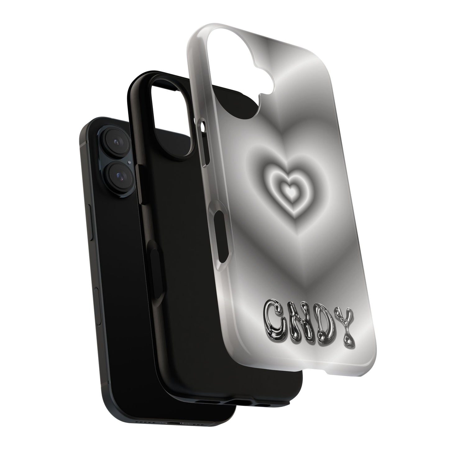 BLACK HEART (iphone case)