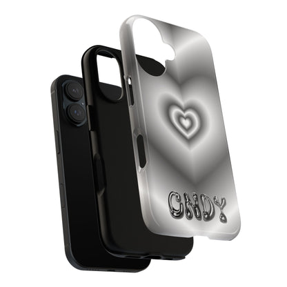 BLACK HEART (iphone case)