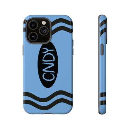 LIGHT BLUE CRAYON (iphone case) - CNDY