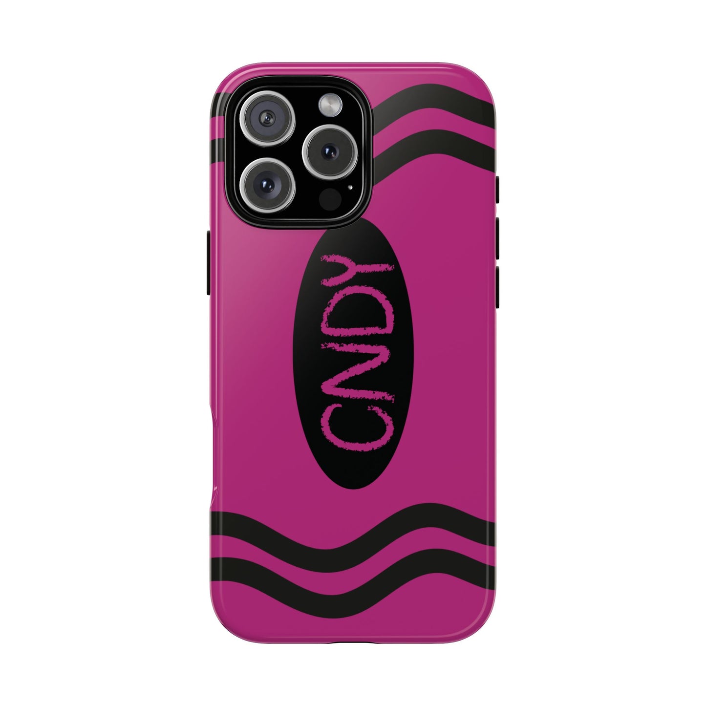 DARK PINK CRAYON (iphone case) - CNDY