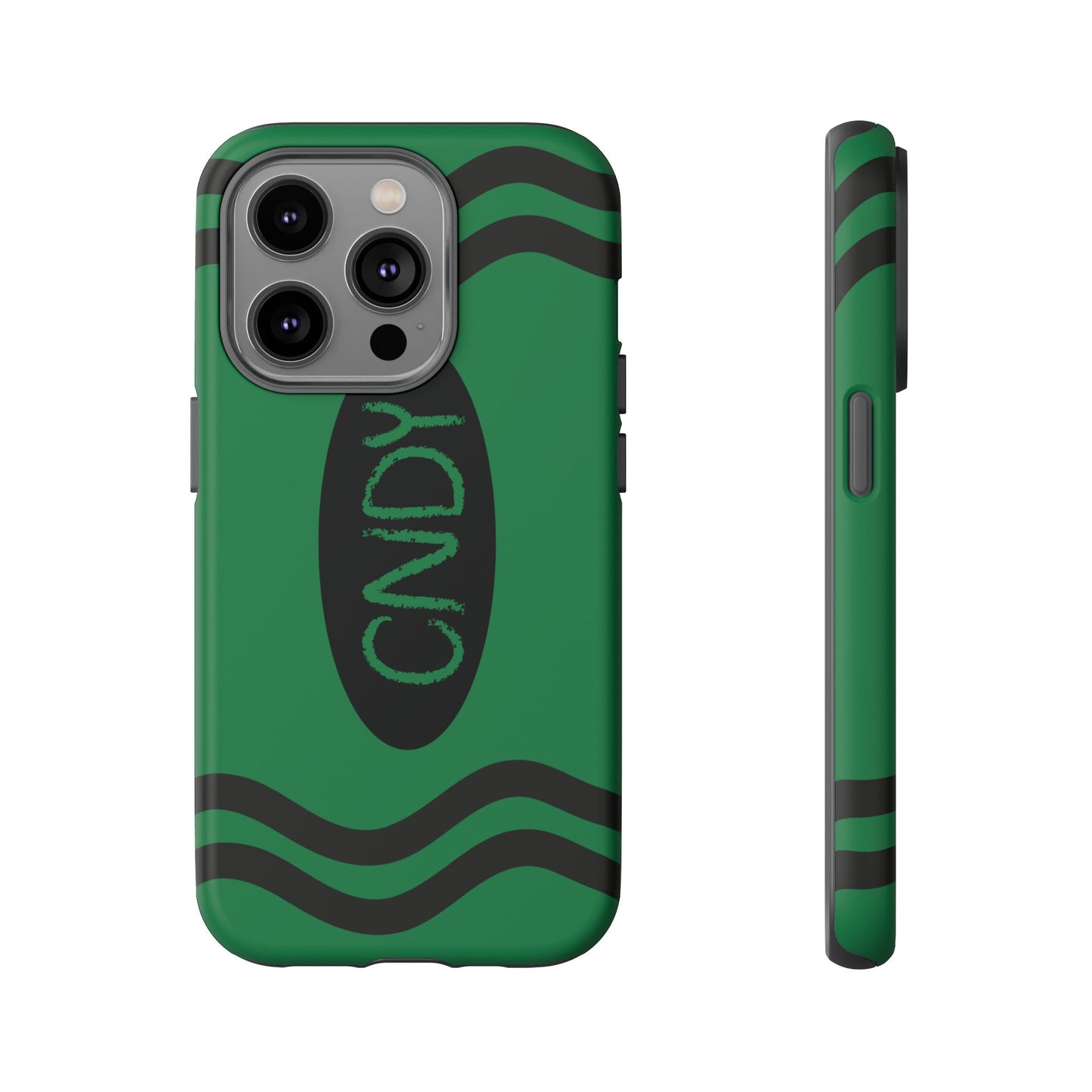 DARK GREEN CRAYON (iphone case) - CNDY