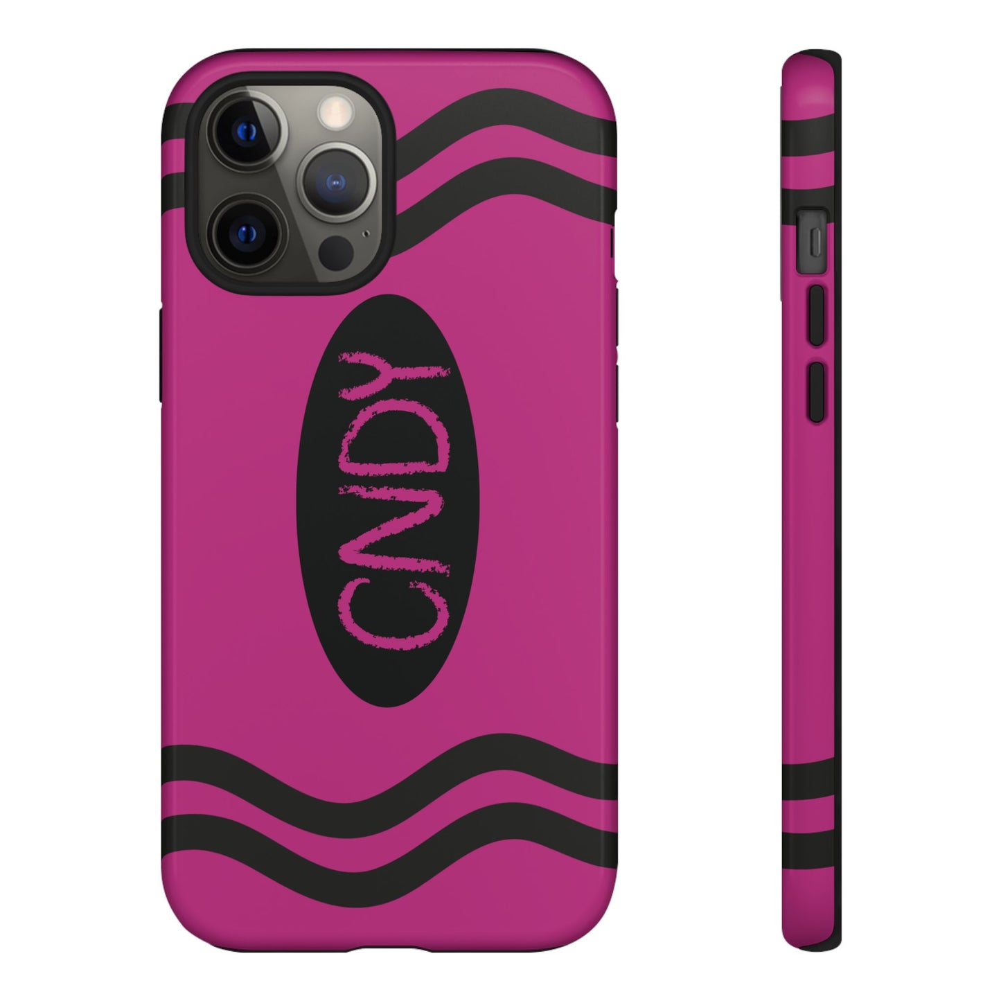 DARK PINK CRAYON (iphone case) - CNDY