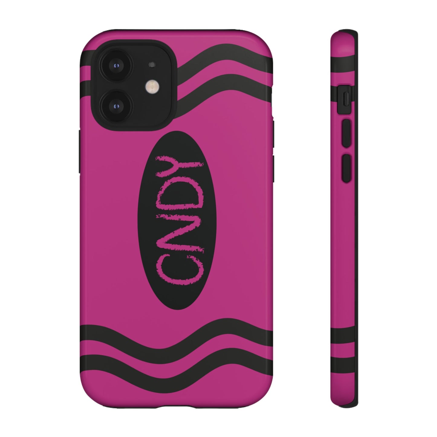 DARK PINK CRAYON (iphone case) - CNDY