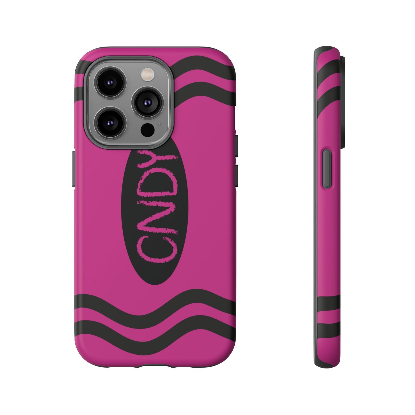 DARK PINK CRAYON (iphone case) - CNDY