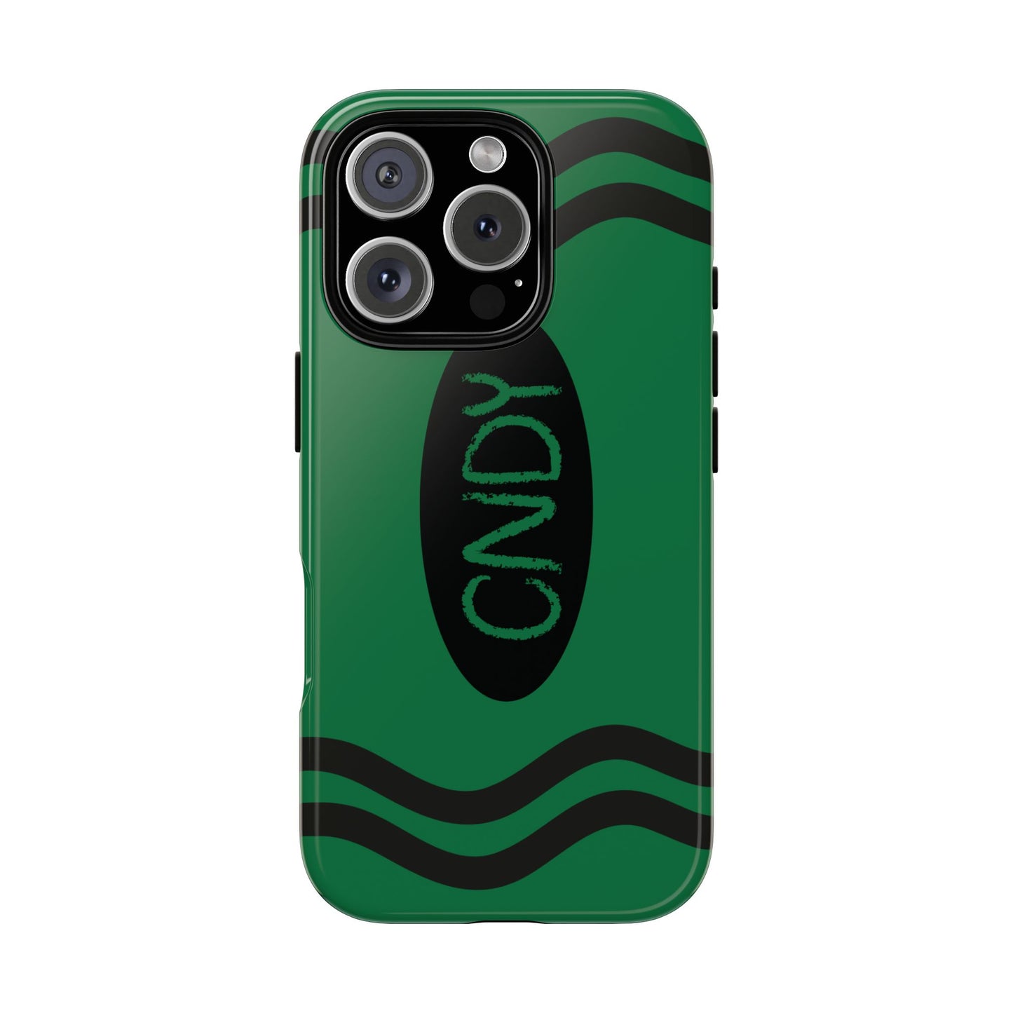 DARK GREEN CRAYON (iphone case) - CNDY