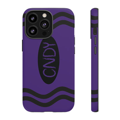 DEEP PURPLE CRAYON (iphone case) - CNDY