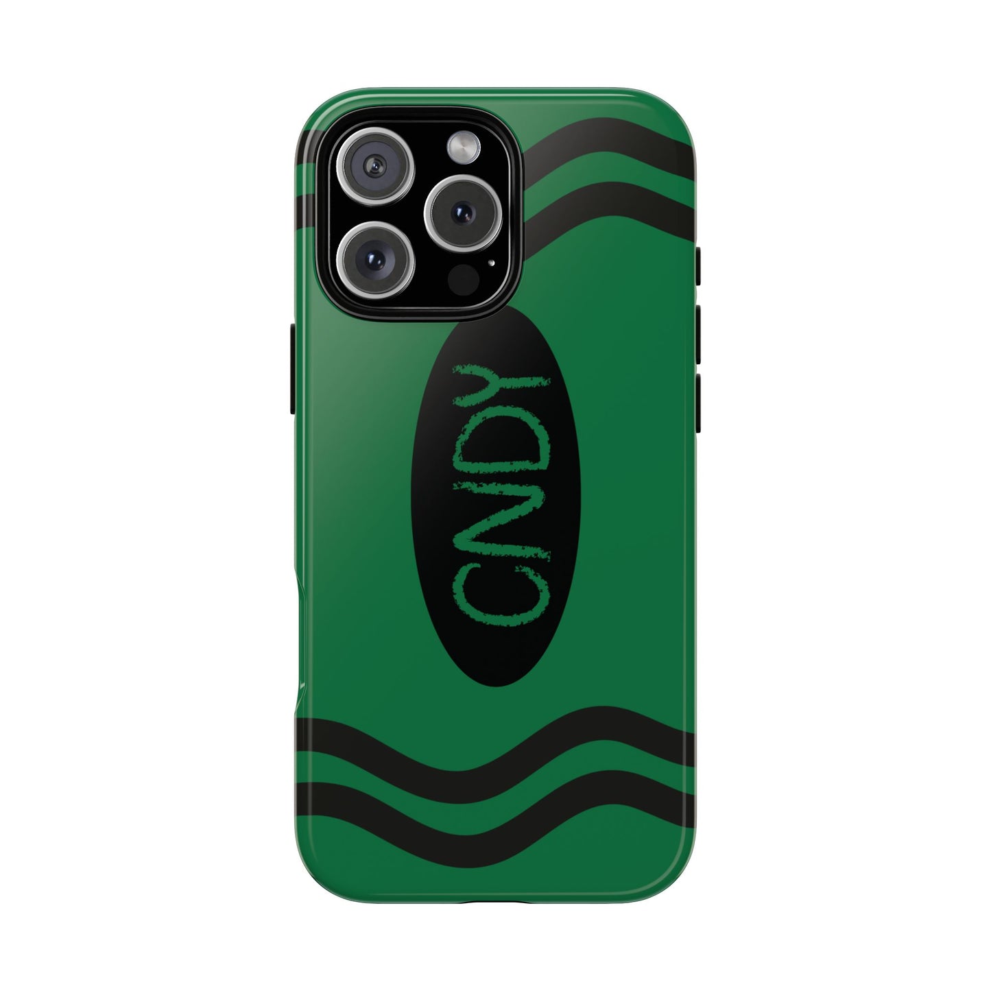 DARK GREEN CRAYON (iphone case) - CNDY