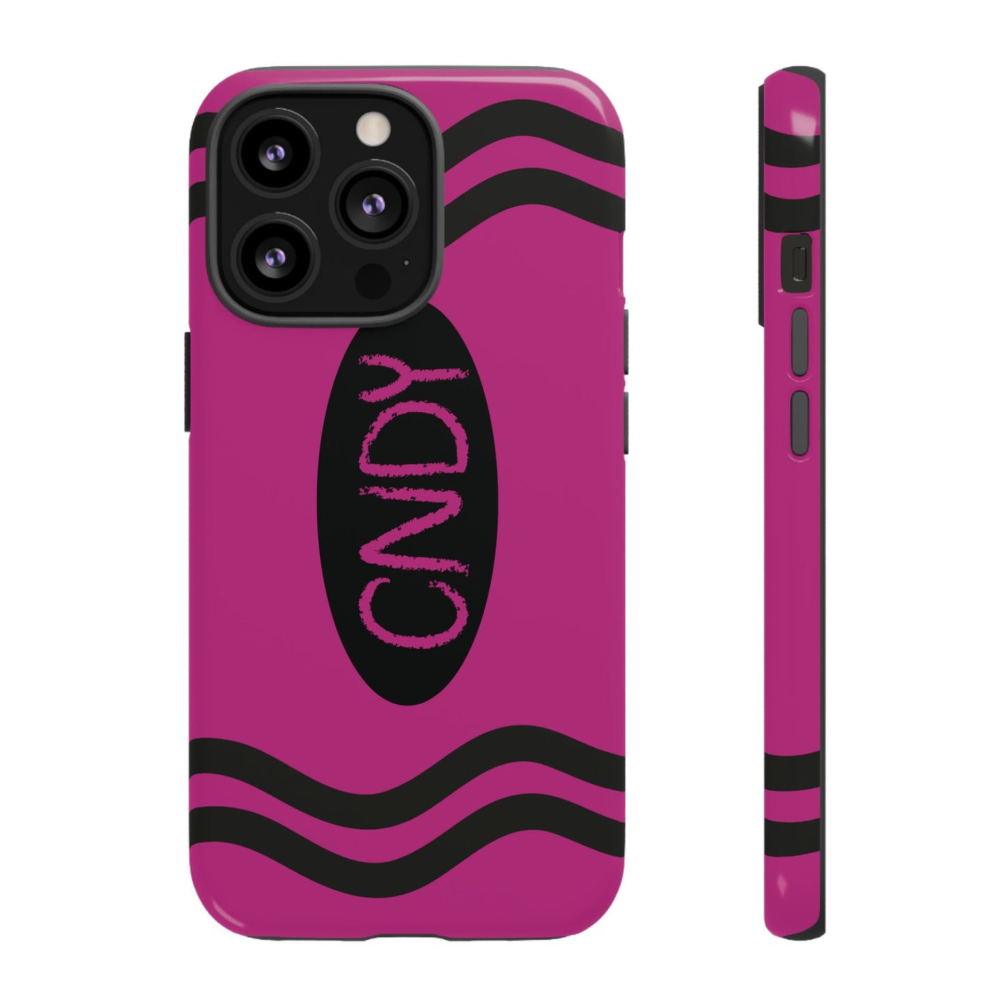 DARK PINK CRAYON (iphone case) - CNDY