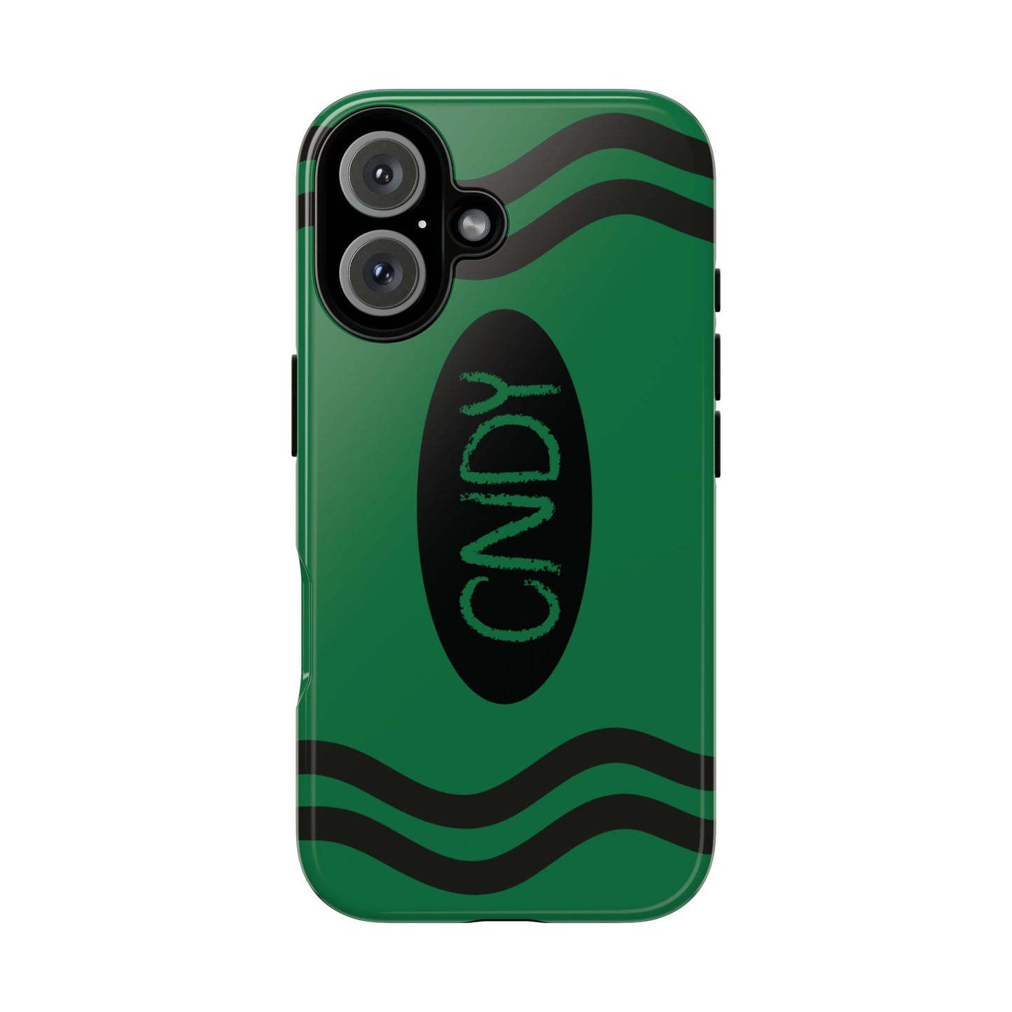 DARK GREEN CRAYON (iphone case) - CNDY