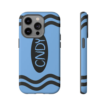 LIGHT BLUE CRAYON (iphone case) - CNDY