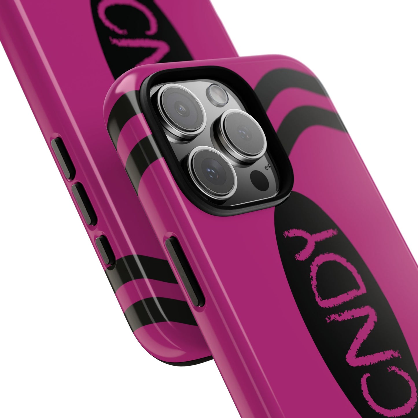 DARK PINK CRAYON (iphone case) - CNDY
