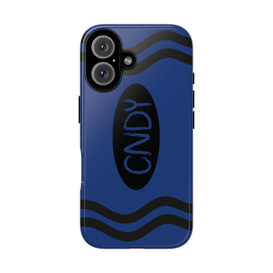 NAVY BLUE CRAYON (iphone case) - CNDY