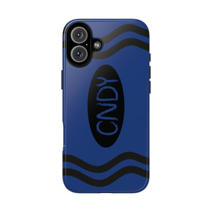 NAVY BLUE CRAYON (iphone case) - CNDY