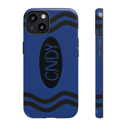 NAVY BLUE CRAYON (iphone case) - CNDY