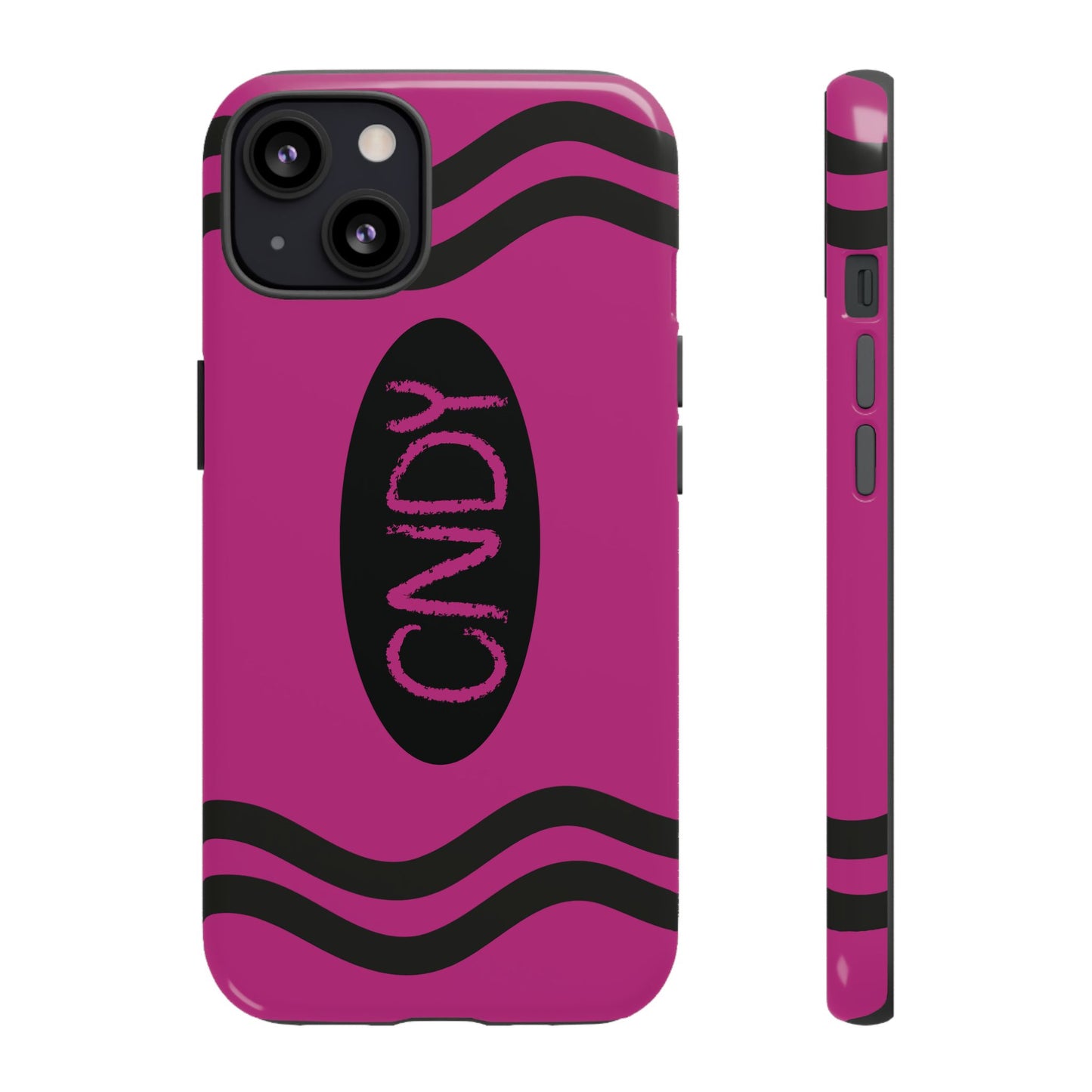 DARK PINK CRAYON (iphone case) - CNDY