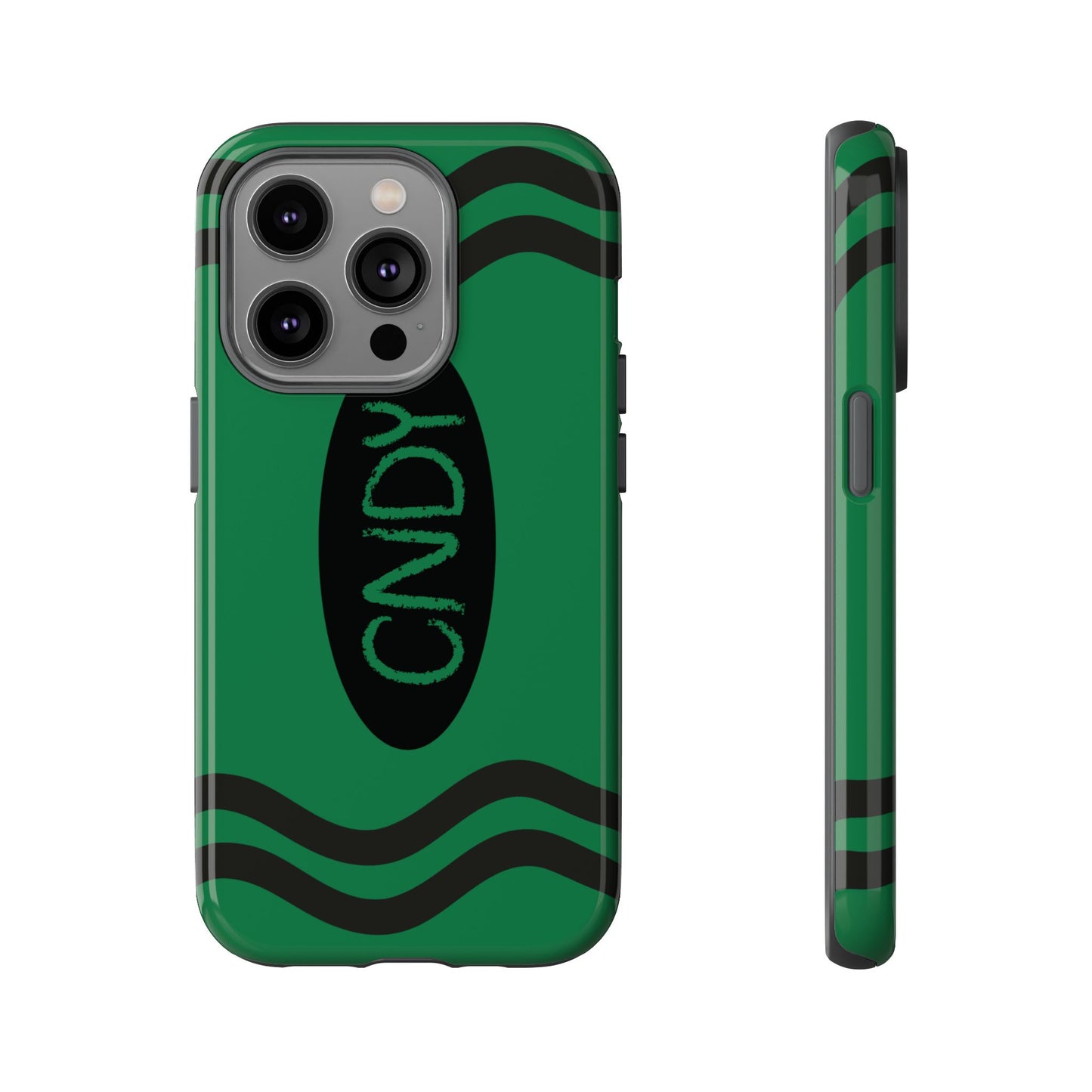 DARK GREEN CRAYON (iphone case) - CNDY