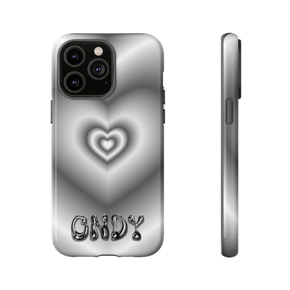 BLACK HEART (iphone case)