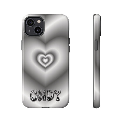 BLACK HEART (iphone case)